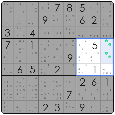 swordfish pattern sudoku